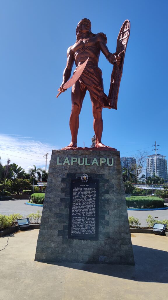 Stature of Lapu Lapu in Mactan Shrine